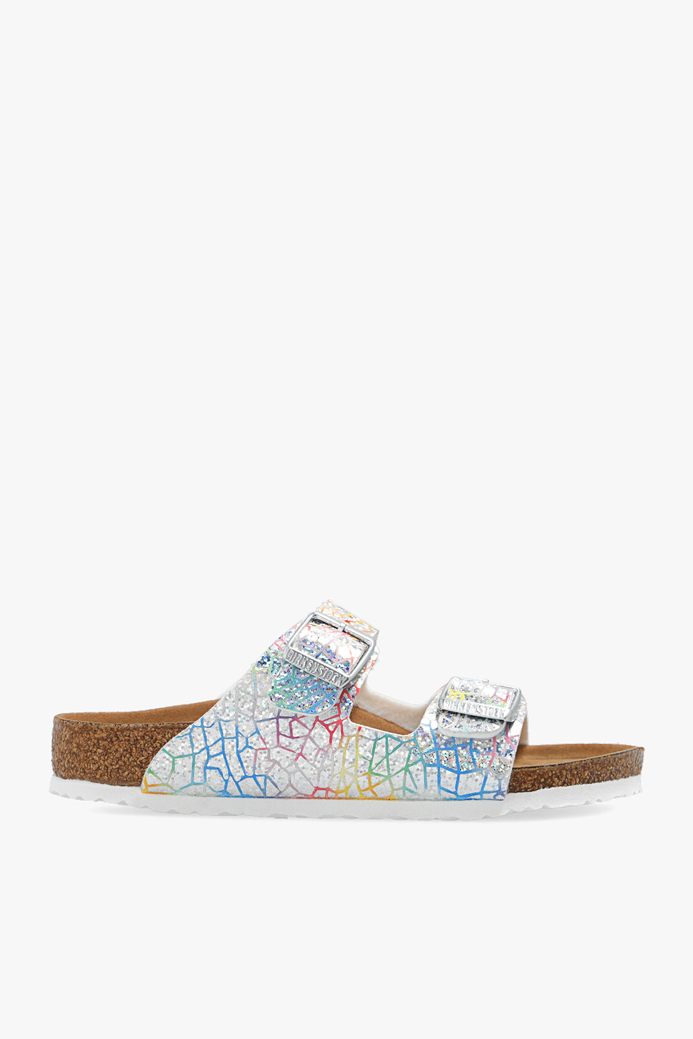 Birkenstock arizona hologram on sale silver